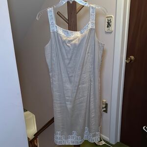 Cream Beaded Dress Size 16